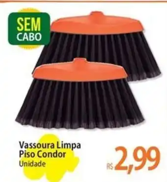 Vassoura Limpa Piso Condor Unidade