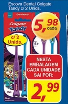 Supermercados Guanabara Escova Dental Colgate Tandy c/2 unids. oferta