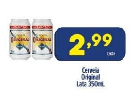 Arena Atacado Cerveja Original Lata 350ml oferta