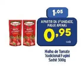 Arena Atacado Molho de tomate Tradicional Fugini Sache 300g oferta