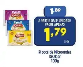 Arena Atacado Pipoca de Microondas Kisabor 100g oferta