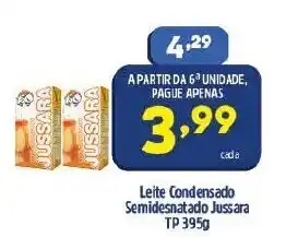 Arena Atacado Leite Condensado Semidesnatado Jussara TP 395g oferta