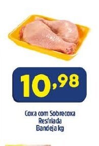 Arena Atacado Coxa com Sobrecoxa Resfriada Bandeja 1kg oferta