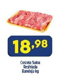 Arena Atacado Costela Suina Resfriada Bandeja 1kg oferta