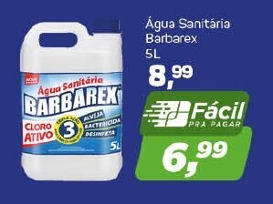 Arena Atacado Agua Sanitaria Barbarex 5L oferta