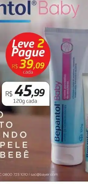 Drogal Creme regenerador bepantol 120 gr oferta