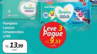 Drogal Lenços umedecidos pampers oferta