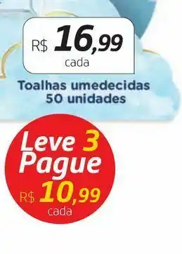 Drogal Lenços umedecidos dove oferta