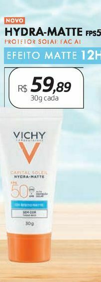 Protetor solar vichy