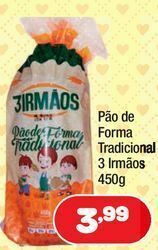 Costazul Supermercados Pão de forma 3 irmaos oferta