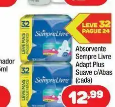 Absorvente sempre livre