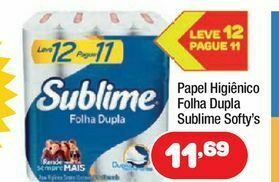 Costazul Supermercados Papel higiênico sublime oferta