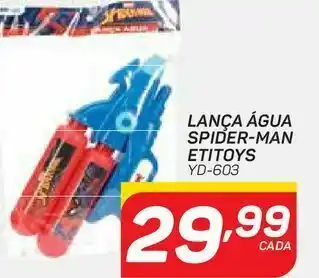 GBarbosa Lançador de água spider man etitoys oferta