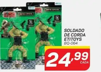 Bonecos soldado de corda etitoys