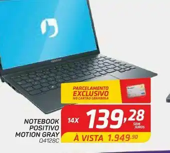 GBarbosa Notebook positivo motion gray oferta