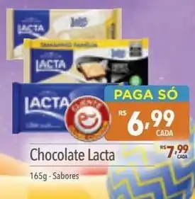 Supermercados Condor Chocolate Lacta 165g-Sabores oferta