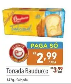 Supermercados Condor Torrada Bauducco 142g-Salgada oferta