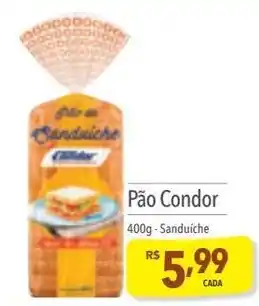 Supermercados Condor Pão Condor 400g-Sanduiche oferta