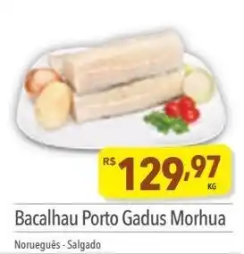 Supermercados Condor Bacalhau Porto Gadus Morhua Norueguês - Salgado oferta