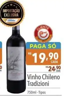Supermercados Condor Vinho Chileno Tradizioni 750ml-Tipos oferta