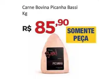 Villarreal Supermercados Carne Bovina Picanha Bassi 1kg oferta