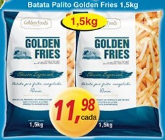 Supermercados Guanabara Batata Palito Golden Fries 1.5kg oferta