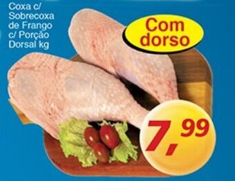 Supermercados Guanabara Coxa c/ Sobrecoxa de Frango c/ Porcao Dorsal 1kg oferta