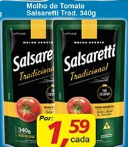 Supermercados Guanabara Molho de Tomate Salsaretti Trad. 340g oferta