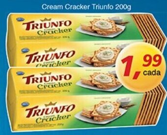 Supermercados Guanabara Cream Cracker Triunfo 200g oferta
