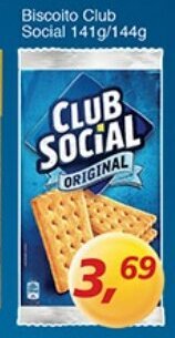 Biscoito Club Social 141g, 144g