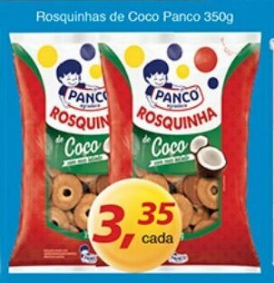 Supermercados Guanabara Rosquinhas de Coco Panco 350g oferta