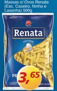 Supermercados Guanabara Massas c/ Ovos Renata 500g oferta