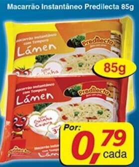 Supermercados Guanabara Macarrao Instantaneo Predilecta 85g oferta