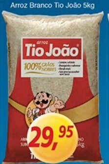 Supermercados Guanabara Arroz Branco Tio Joao 5kg oferta