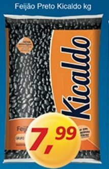 Supermercados Guanabara Feijao preto Kicaldo 1kg oferta