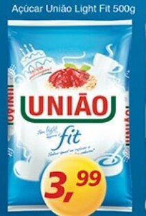 Supermercados Guanabara Acucar Uniao Light Fit 500g oferta