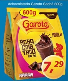 Supermercados Guanabara Achocolatado Garoto Sache 600g oferta