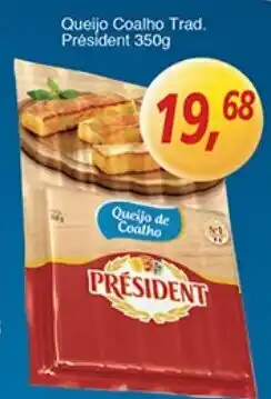 Supermercados Guanabara Quiejo Coalho Trad. President 350g oferta
