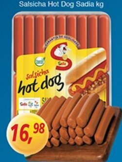 Supermercados Guanabara Salsicha Hot Dog Sadia 1kg oferta