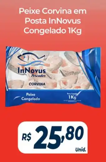 Peixe Corvina em Posta InNovus Congelado 1Kg