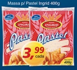 Supermercados Guanabara Massa p/ Pastel Ingrid 400g oferta