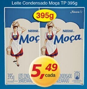 Supermercados Guanabara Leite Condensado Moca TP 395g oferta