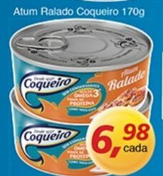 Supermercados Guanabara Atum Ralado Coqueiro 170g oferta