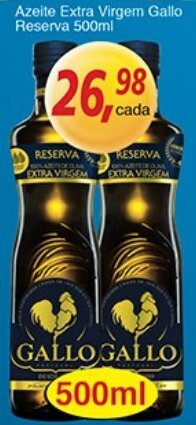 Supermercados Guanabara Azeite Extra Virgem Gallo Reserva 500ml oferta
