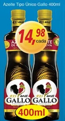 Supermercados Guanabara Azeite Tipo Unico Gallo 400ml oferta