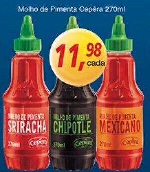 Supermercados Guanabara Molho de Pimenta Cepera 270ml oferta