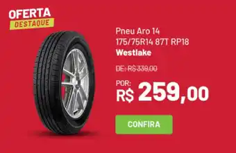 Pneu Aro 14 175/75R14 87T RP18 Westlake