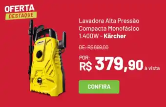Lavadora Alta Pressão Compacta Monofásico 1.400W - Kärcher