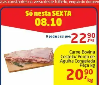Tenda Atacado Carnes bovina costela/ ponta de agulha congelada peça oferta