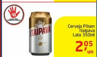Tenda Atacado Cerveja pilsen itaipava lata 350ml oferta